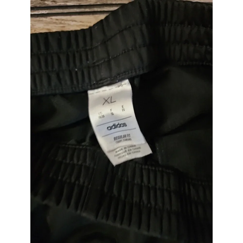 Adidas black/camo jacket and pants Boy's XL